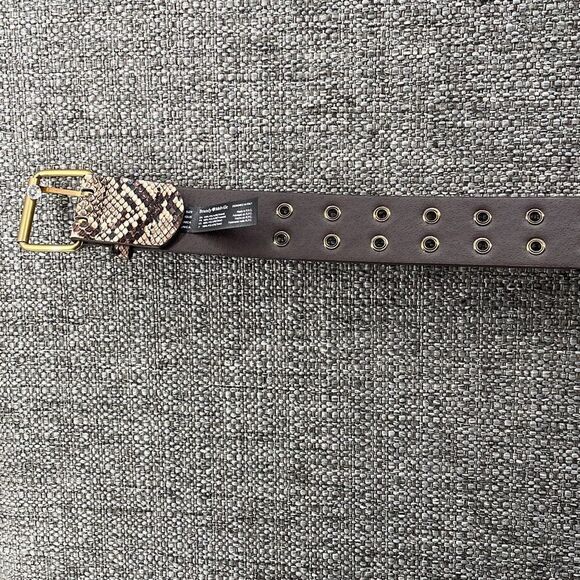 Brandy Melville Belt Large Snake Print Versatile Safari Perfect Accent W Neutral - Picture 7 of 10